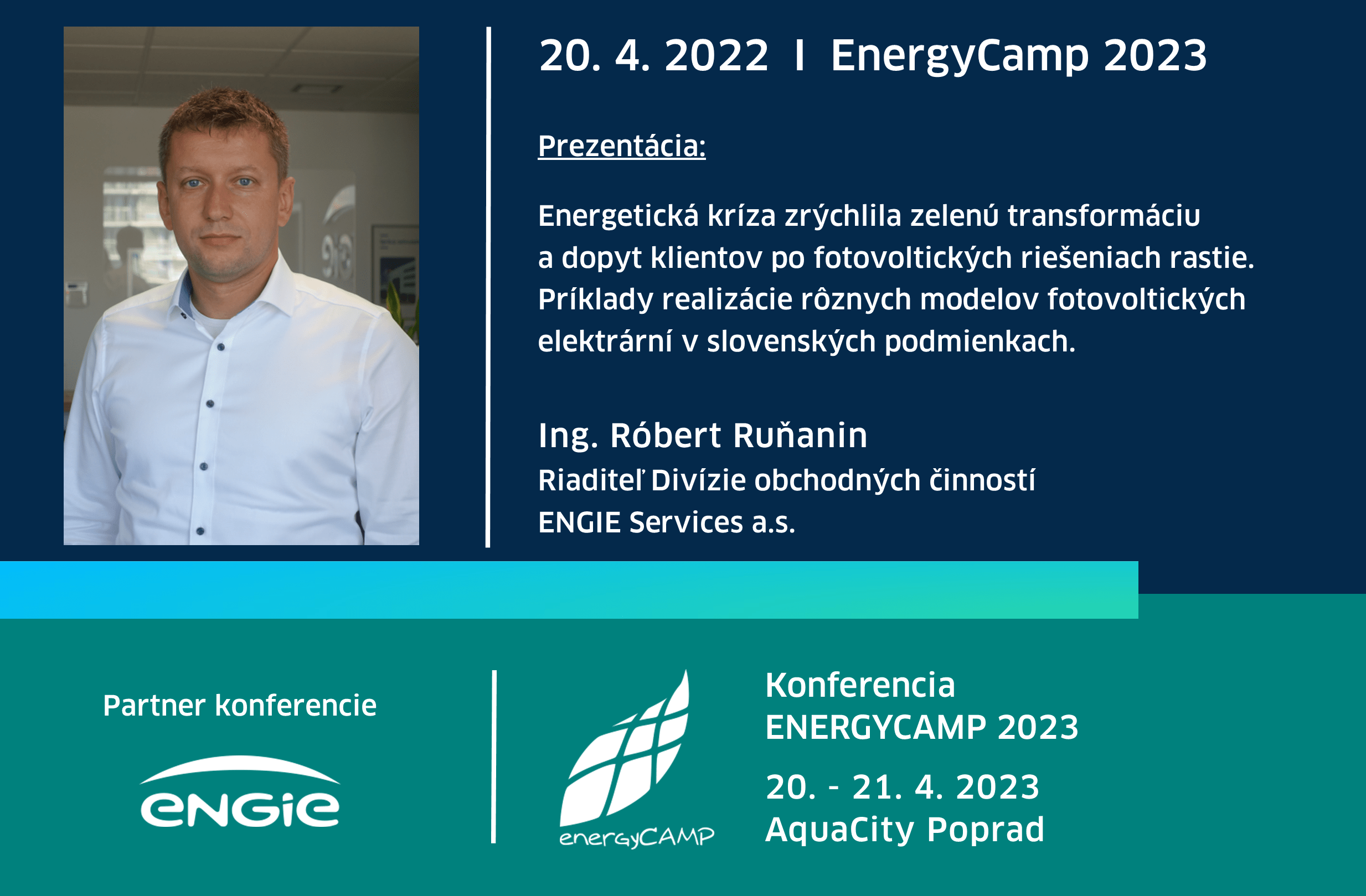 ENGIE partner konferencie EnergyCamp